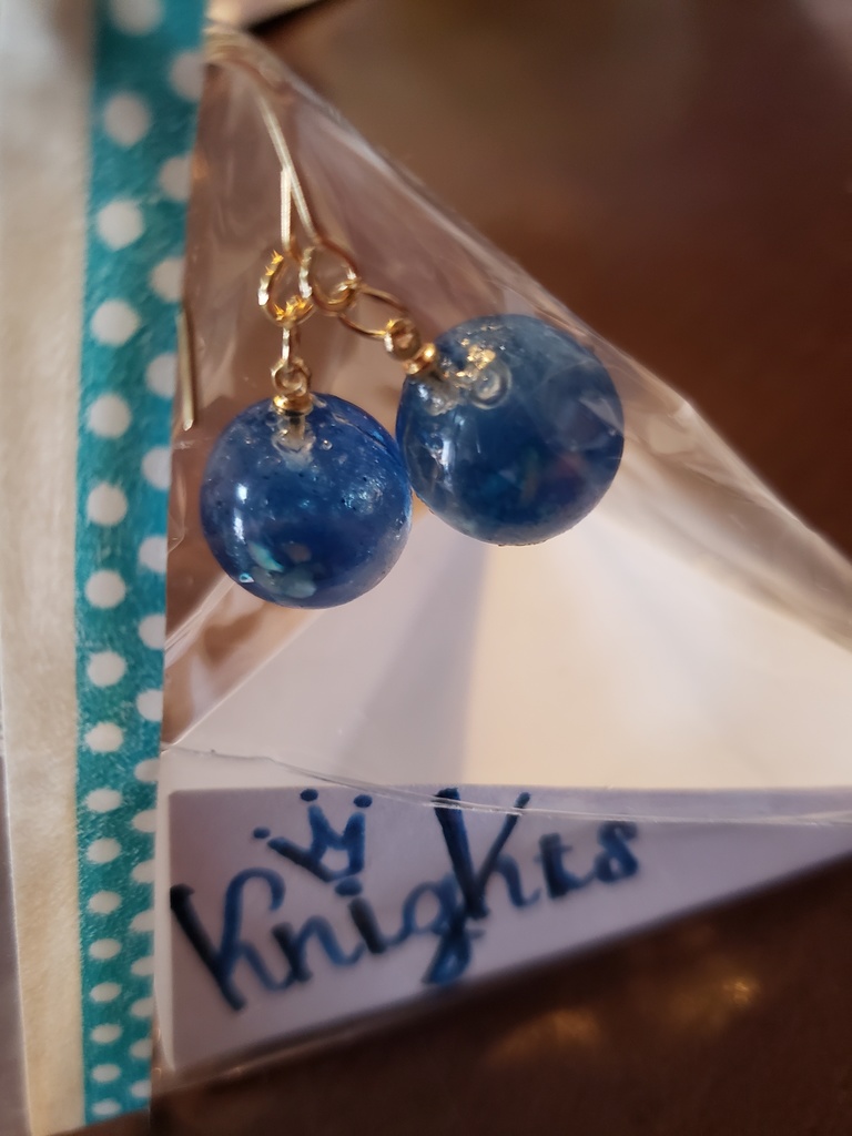 ユニットカラー球ピアス