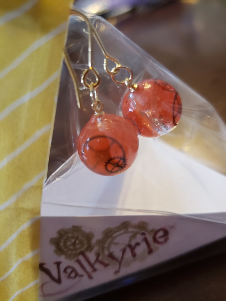 ユニットカラー球ピアス