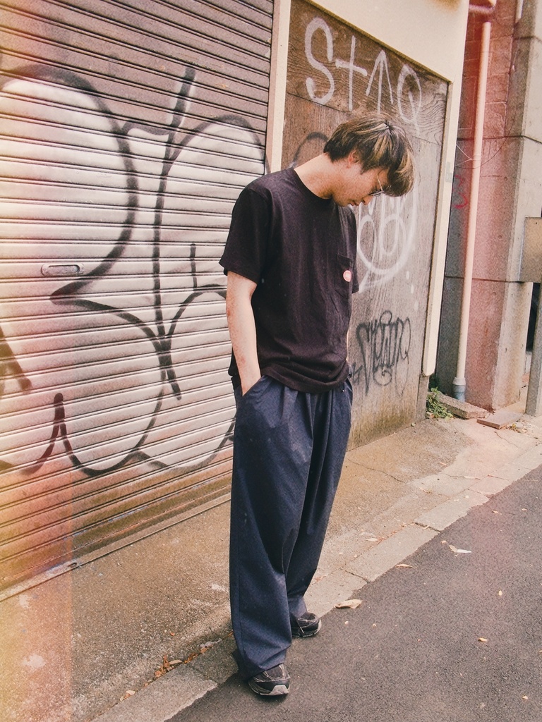 swancry 胸ポケットTee(Black)