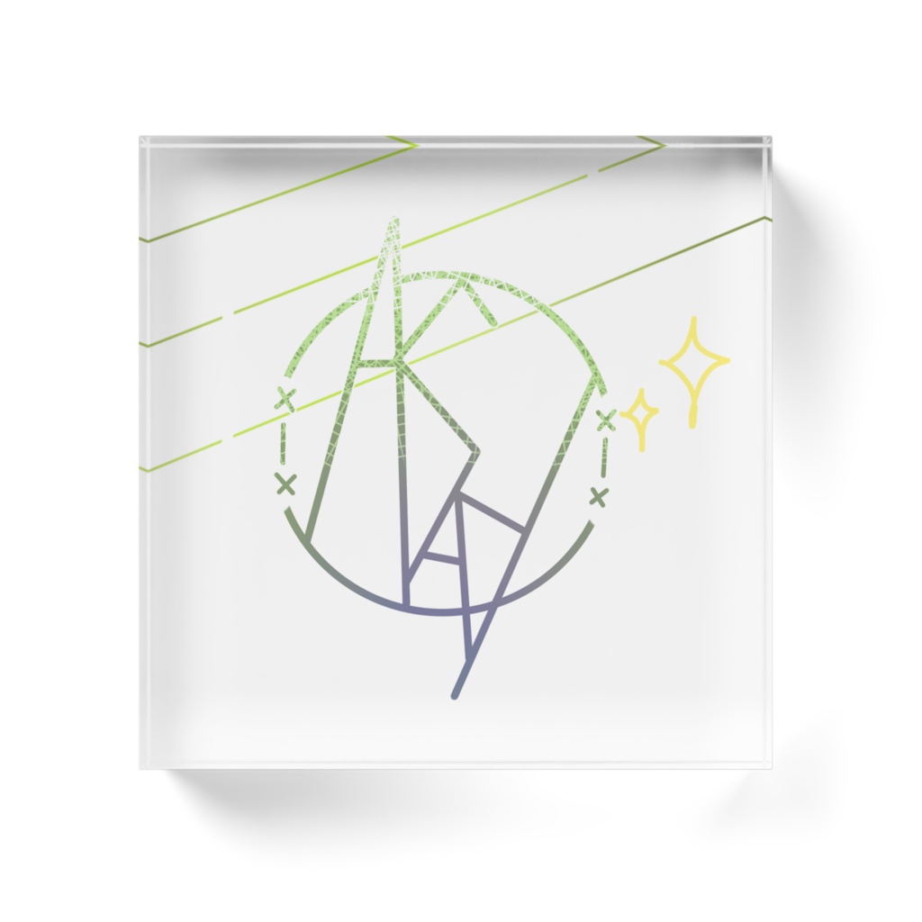 あさひくんのロゴアクリルブロック