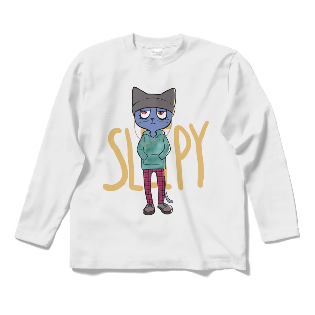 Sleepy Brother's ロングスリーブTシャツ(ホワイト)