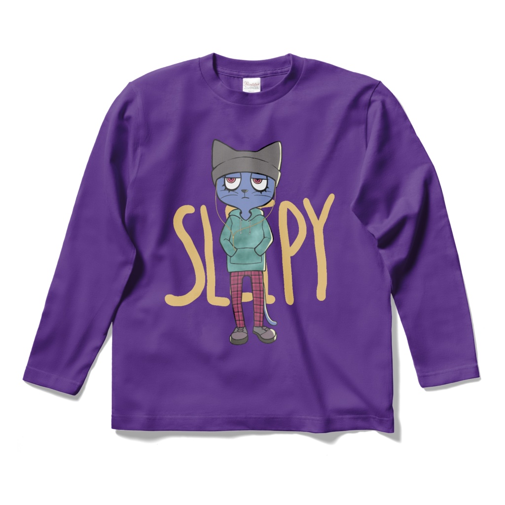 Sleepy Brother's ロングスリーブTシャツ(パープル)