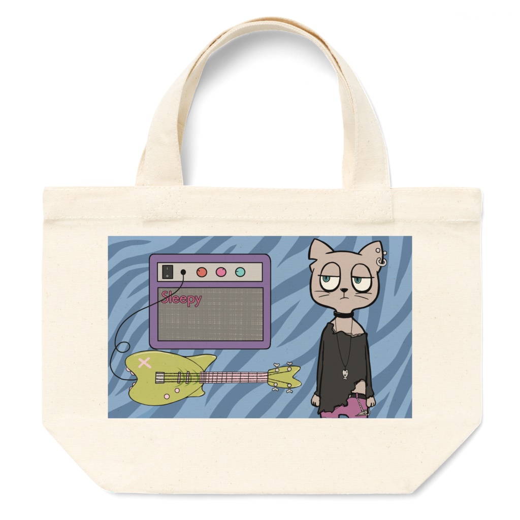 Sleepy Brother’s トートバッグ (ゼブラ柄)