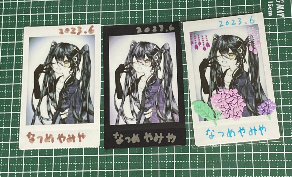 【匿名発送】なつめやみやのチェキ 3枚1セット【第3弾】