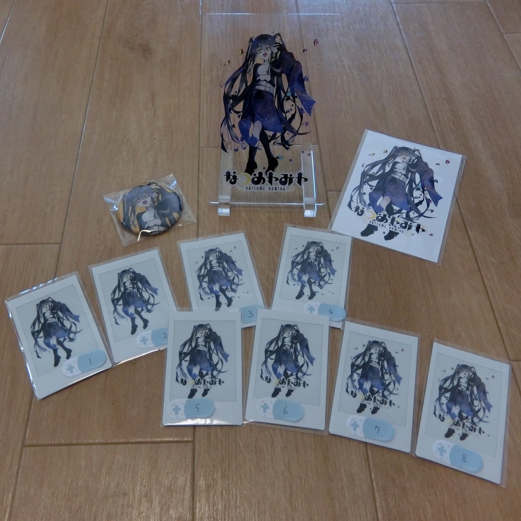 なつめやみや 活動3周年&誕生日記念グッズ