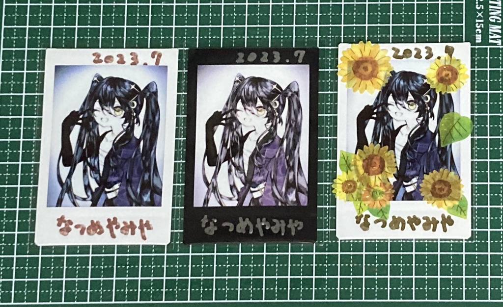 【23/07】なつめやみやのチェキ 3枚1セット【匿名発送】