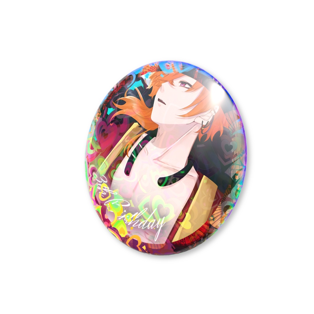 3周年生誕祭記念【快楽浄土】ホログラム缶バッジ