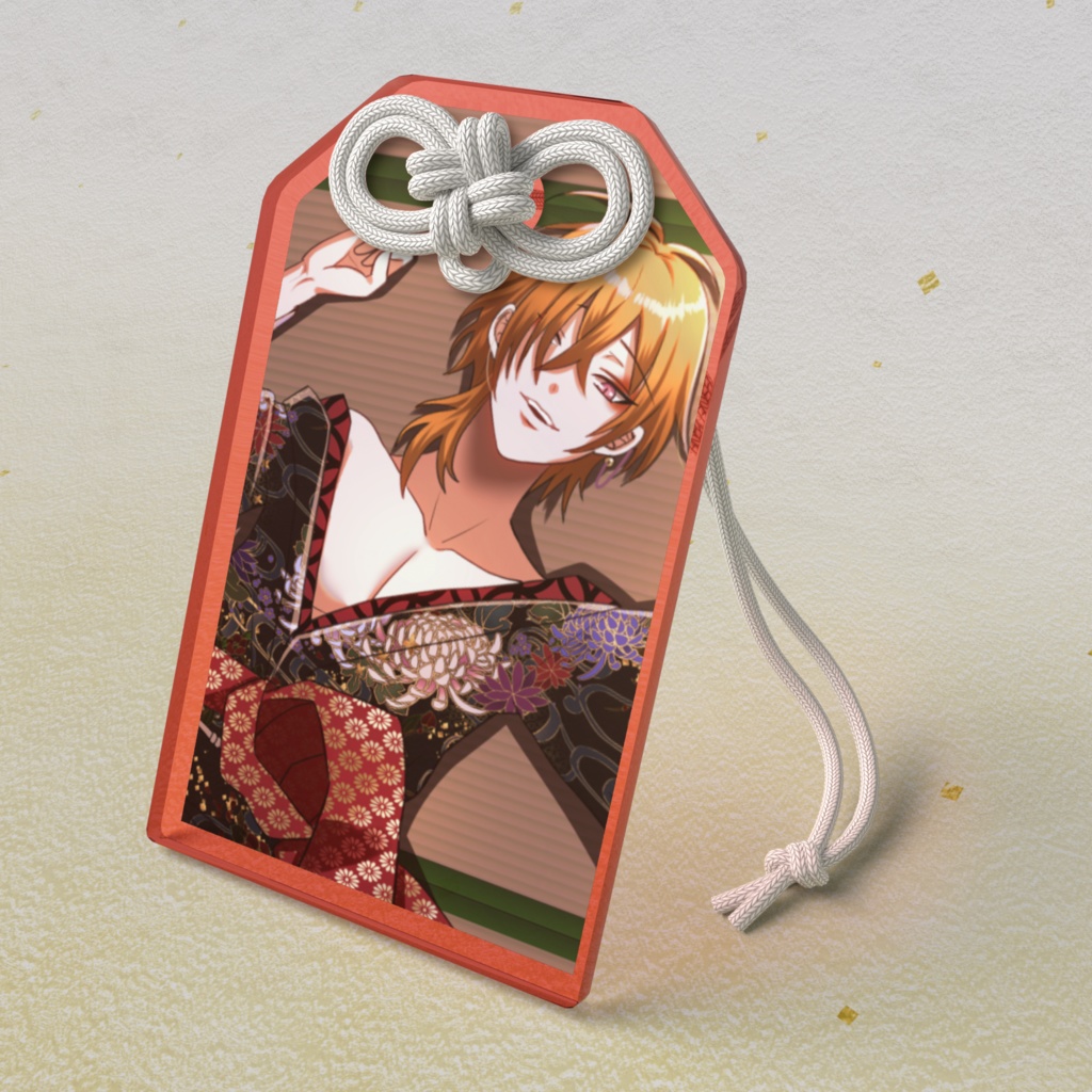菊理糸4周年記念【お守り】花魁遊戯ver(赤）