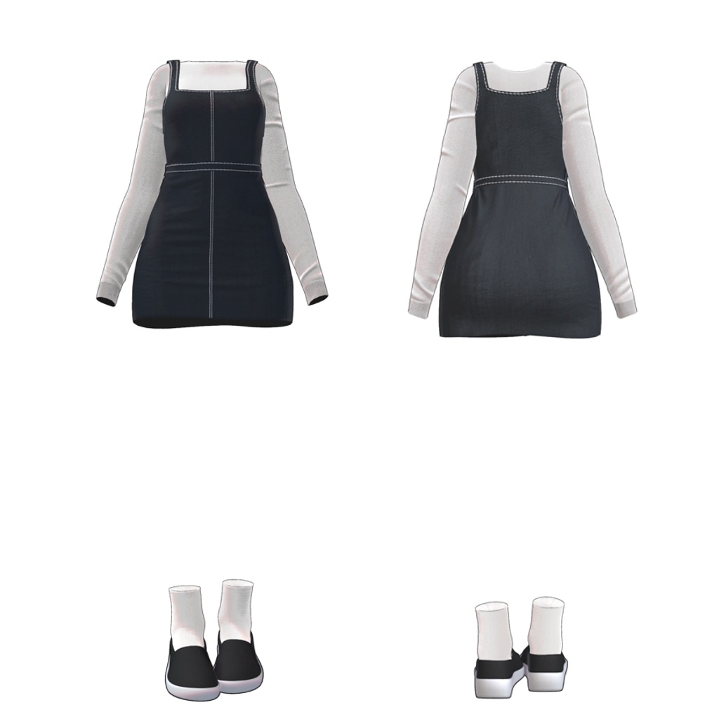 【FREE】💫 Minimalist Pinafore Dress 💫