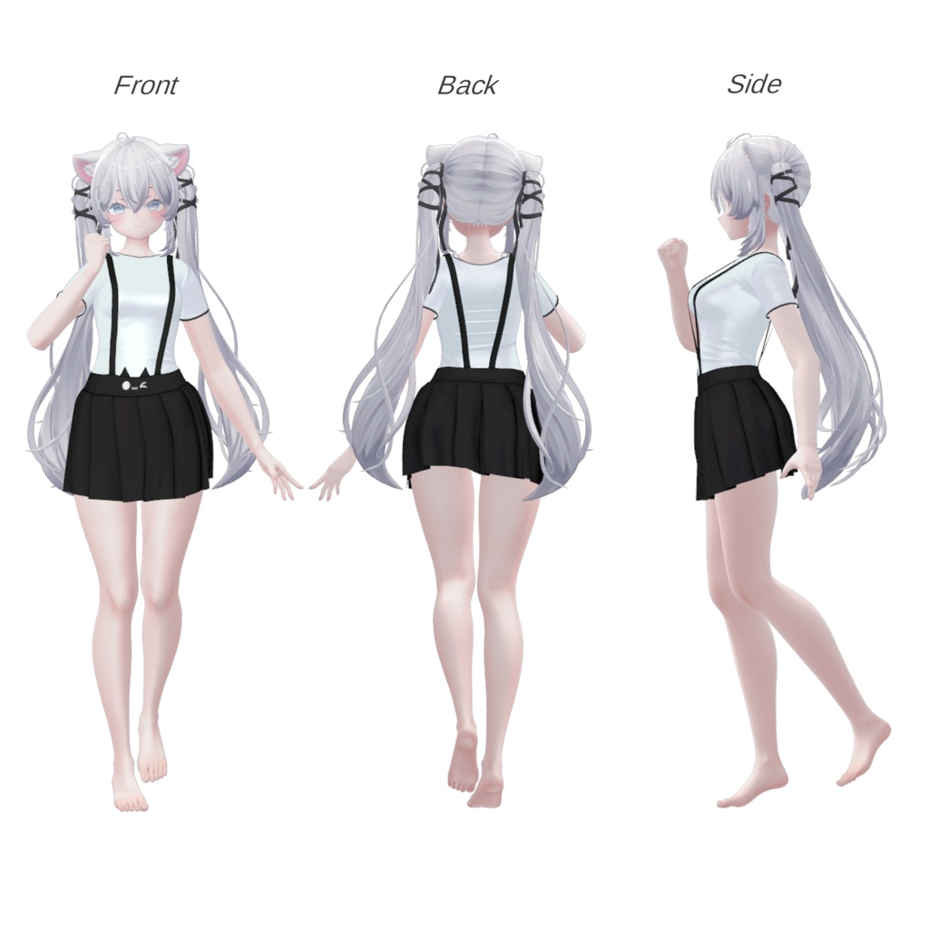 【9アバター対応】 💫 Suspender Skirt 💫