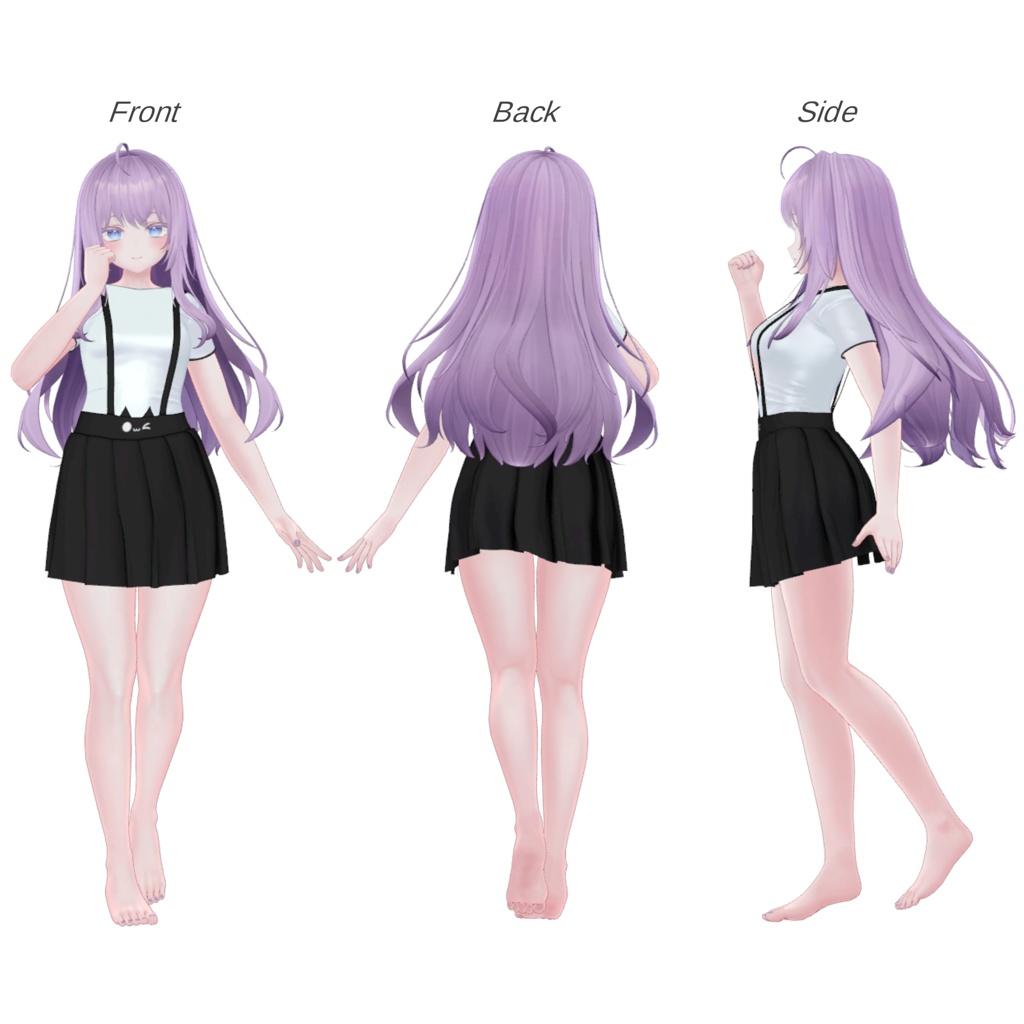 【9アバター対応】 💫 Suspender Skirt 💫
