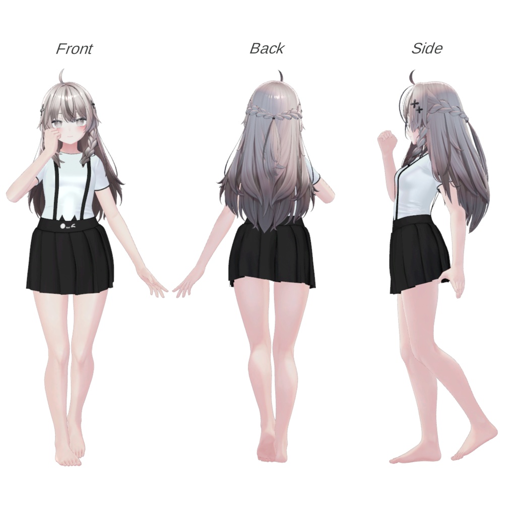 【9アバター対応】 💫 Suspender Skirt 💫