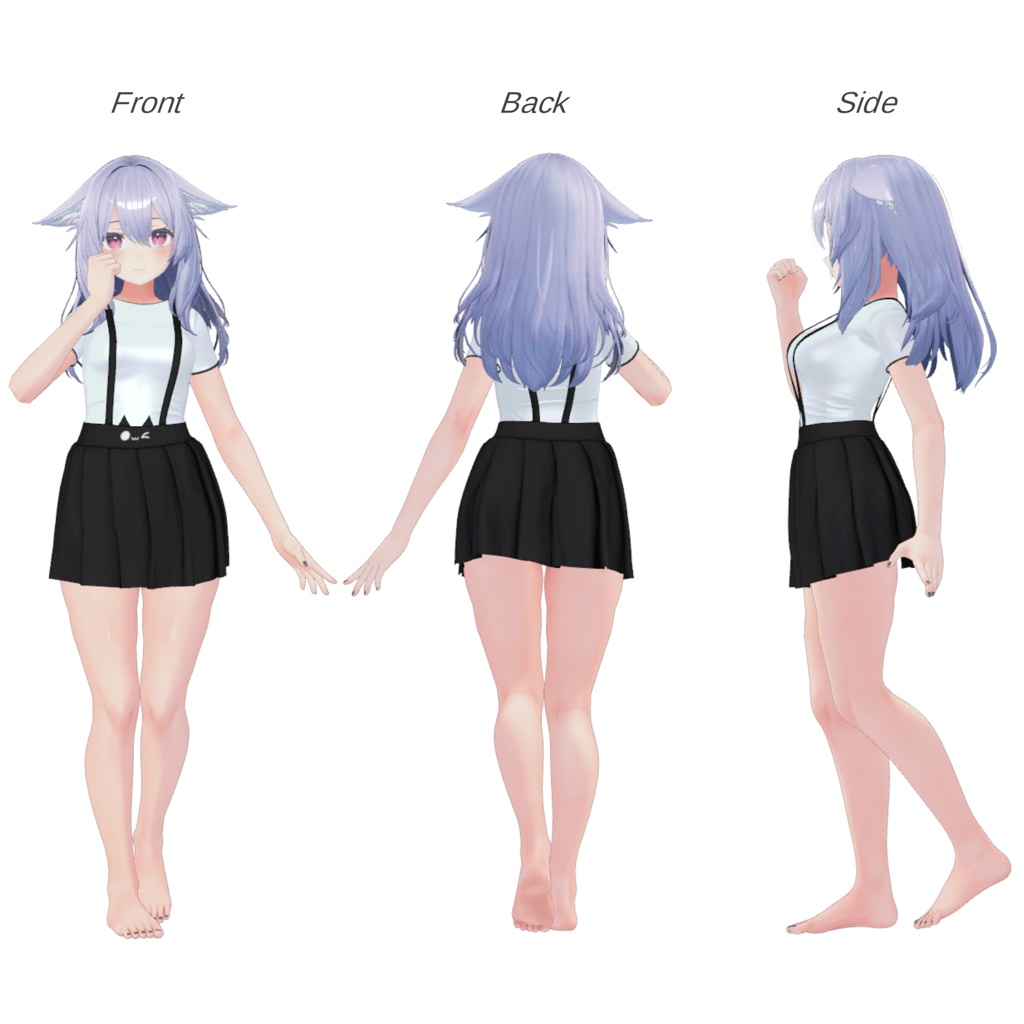 【9アバター対応】 💫 Suspender Skirt 💫