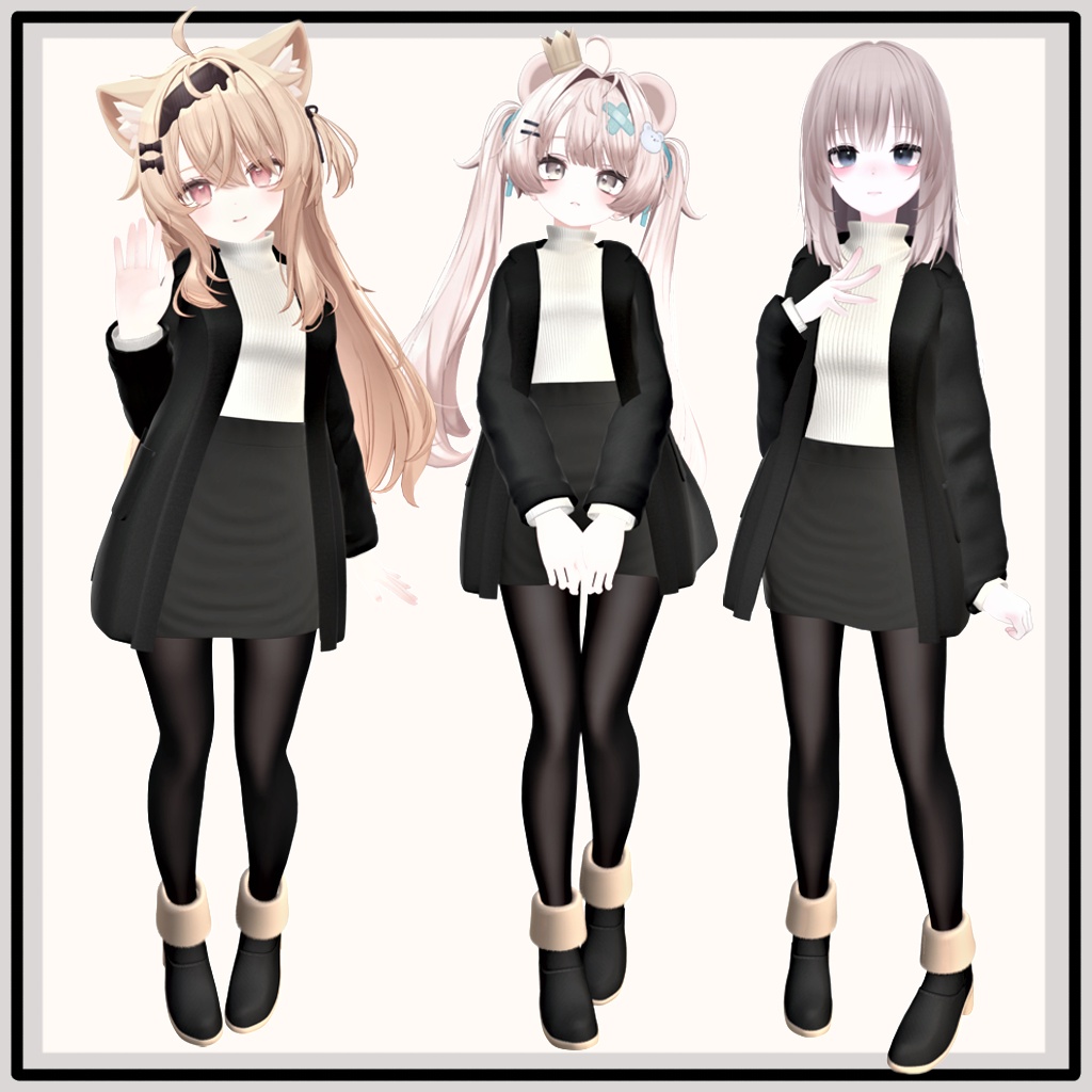 【30% SALE】 ✨ Elegant Office Set | きれいめオフィスコーデ ✨ 【10アバター対応】