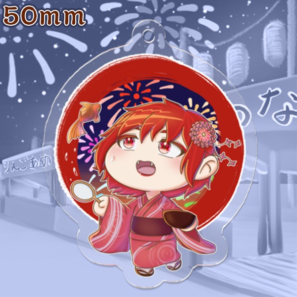 あっ、金魚が!?(アクリルキーホルダー)