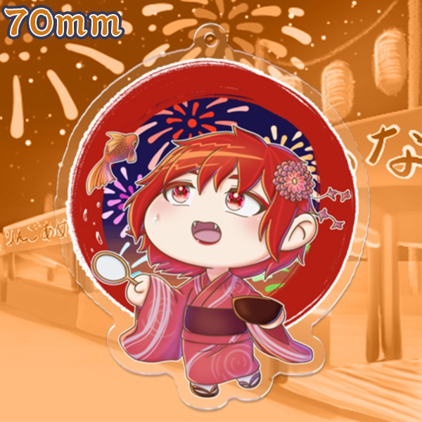 あっ、金魚が!?(アクリルキーホルダー)