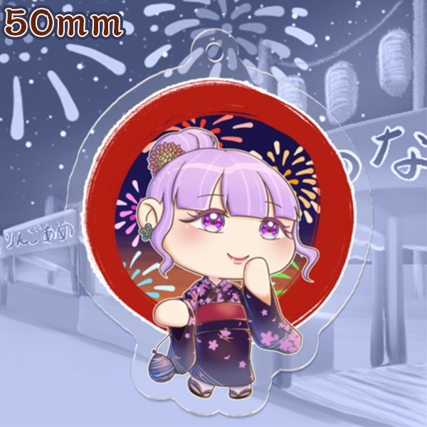 ヨーヨーしながら歩きましょ(アクリルキーホルダー)