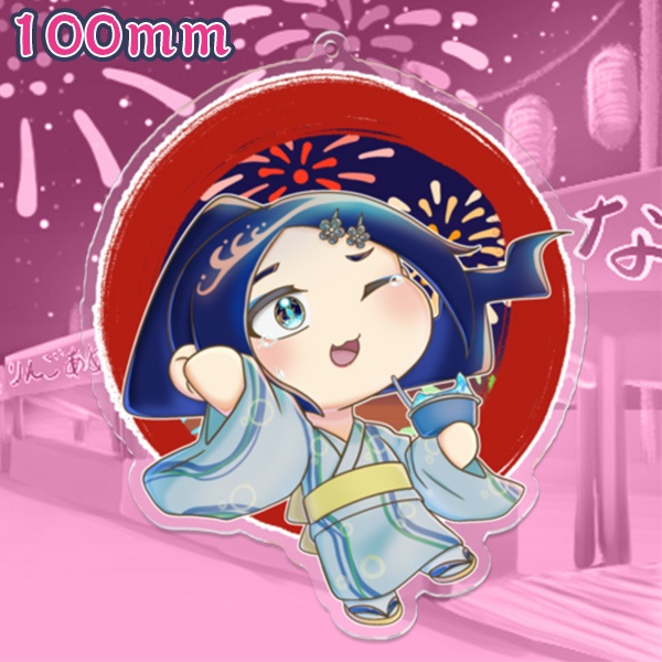 か、かき氷が、頭に…キーンって…!(アクリルキーホルダー)