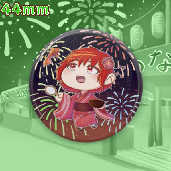 あっ、金魚が!?(缶バッジ)