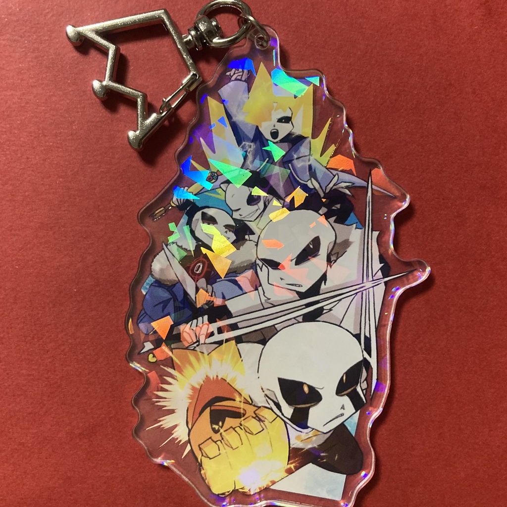 アクキー(8㎝)/chromatic crew🍪🔪🌈❌🧡