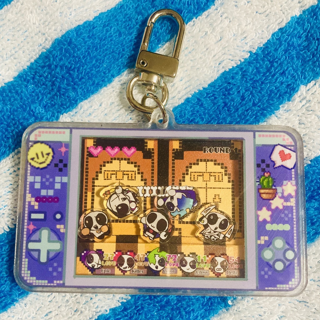 シャカシャカアクキー(8㎝)battle mode /chromatic crew🍪🔪🌈❌🧡
