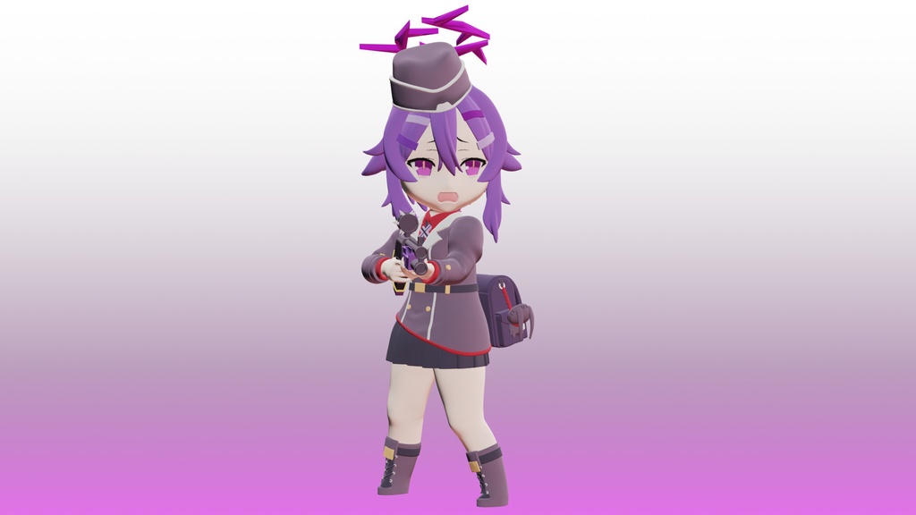 ブルアカ SDハルカ ガレージキット【ちびEXシリーズ】