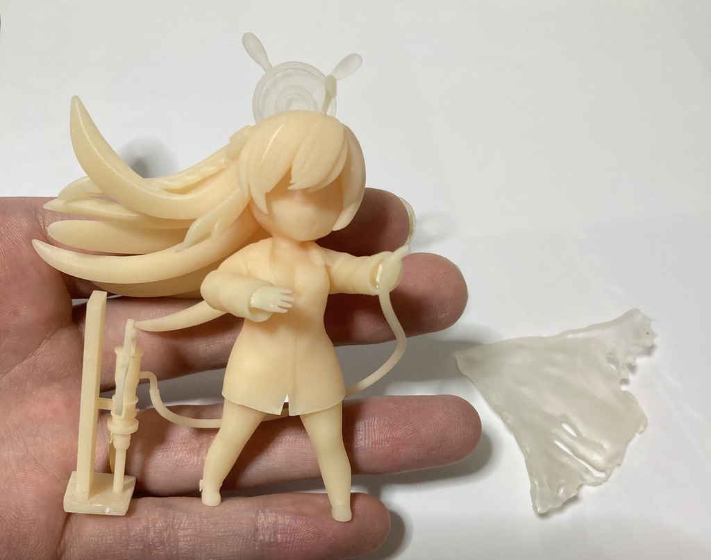 ブルアカ SD水着ハナコ ガレージキット【ちびEXシリーズ】