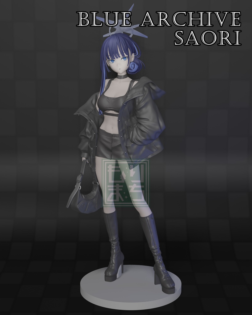 ブルーアーカイブ サオリ(ZOZOコラボ衣装ver.) ガレージキット