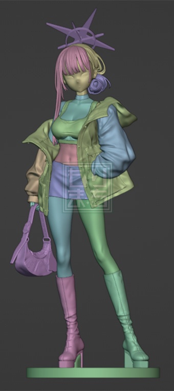 ブルーアーカイブ サオリ(ZOZOコラボ衣装ver.) ガレージキット