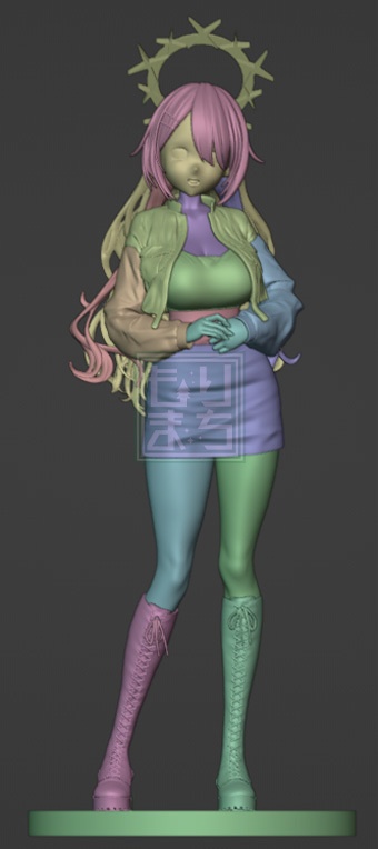 ブルーアーカイブ ヒヨリ(ZOZOコラボ衣装ver.) ガレージキット