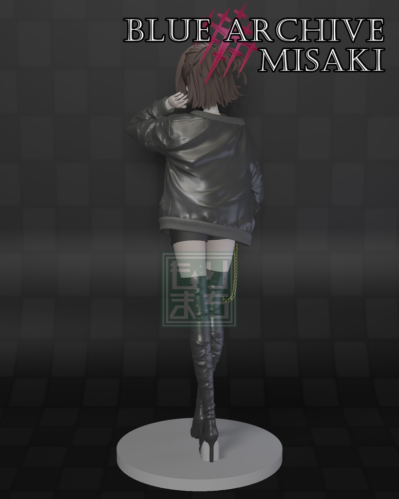 ブルーアーカイブ ミサキ(ZOZOコラボ衣装ver.) ガレージキット
