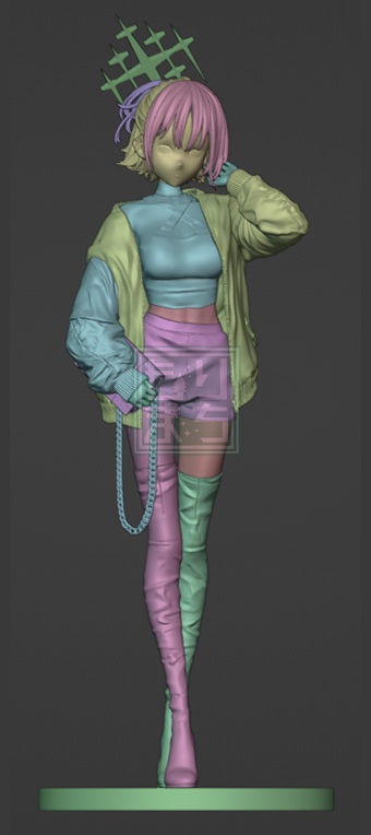 ブルーアーカイブ ミサキ(ZOZOコラボ衣装ver.) ガレージキット