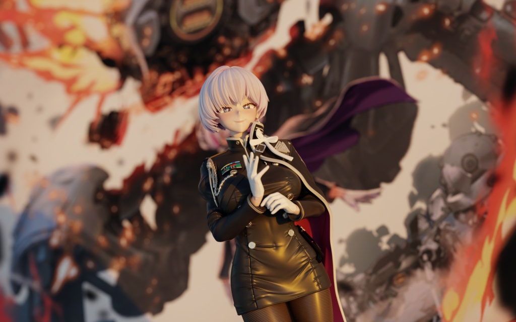 二次販売【NIKKE】リリーバイス 1/7スケール ガレージキット フィギュア