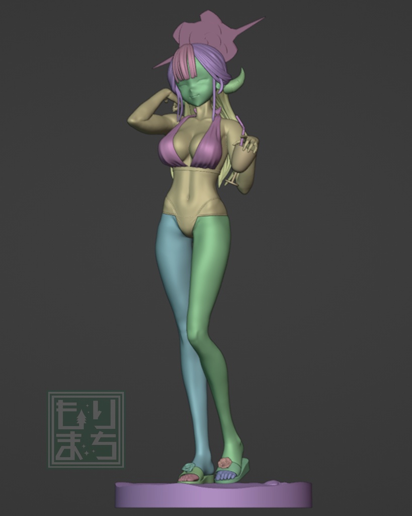 【ブルアカ】陸八魔アル(水着ver.) 1/7スケール ガレージキット