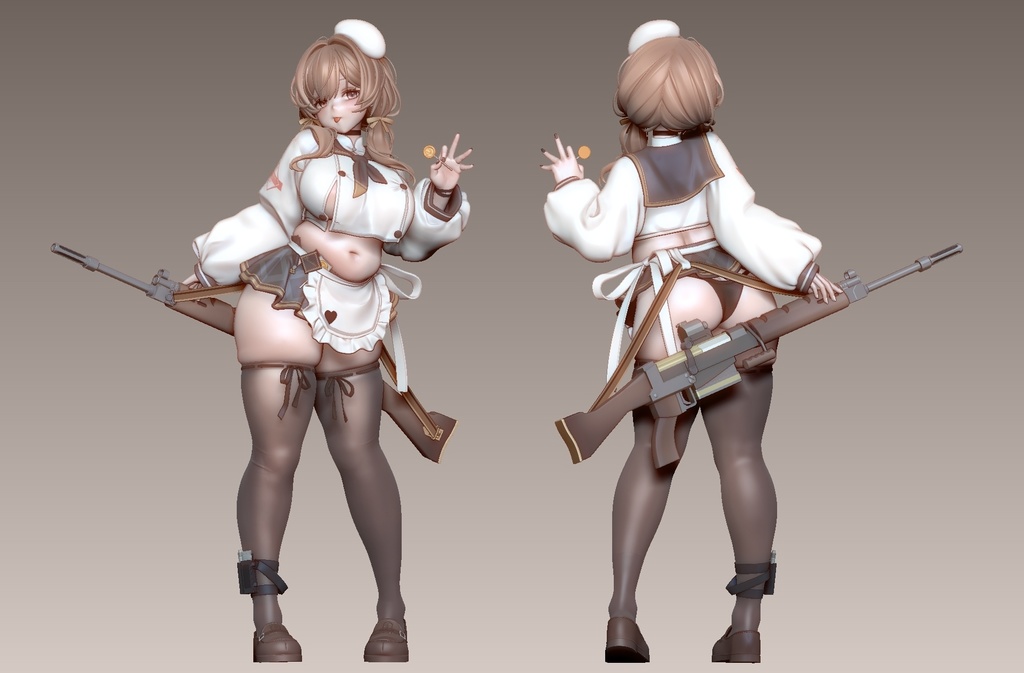 二次販売【NIKKE】ブレッディ 1/7スケール ガレージキット フィギュア