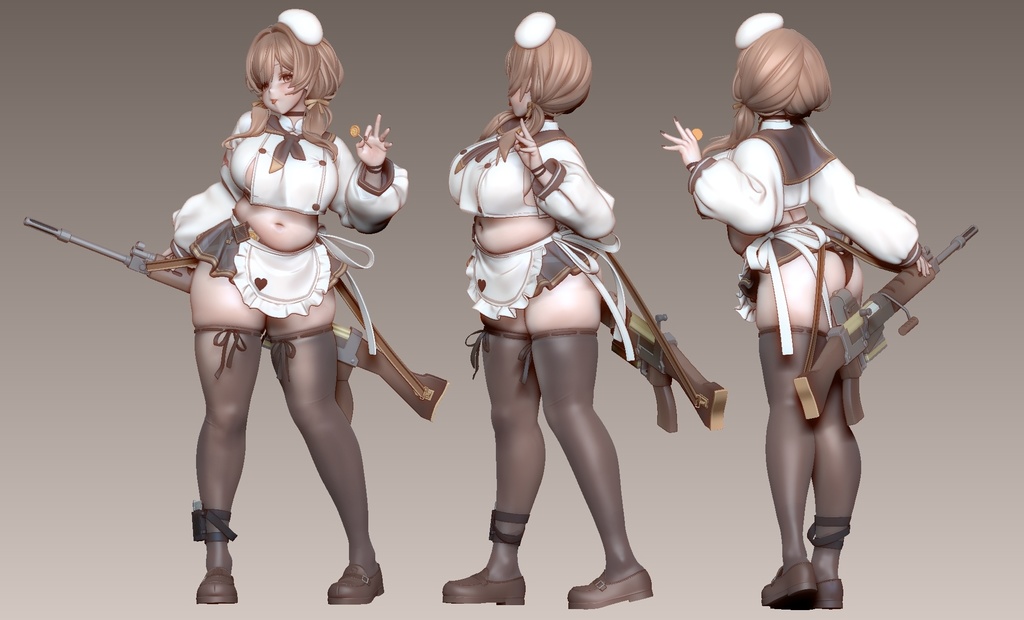 二次販売【NIKKE】ブレッディ 1/7スケール ガレージキット フィギュア