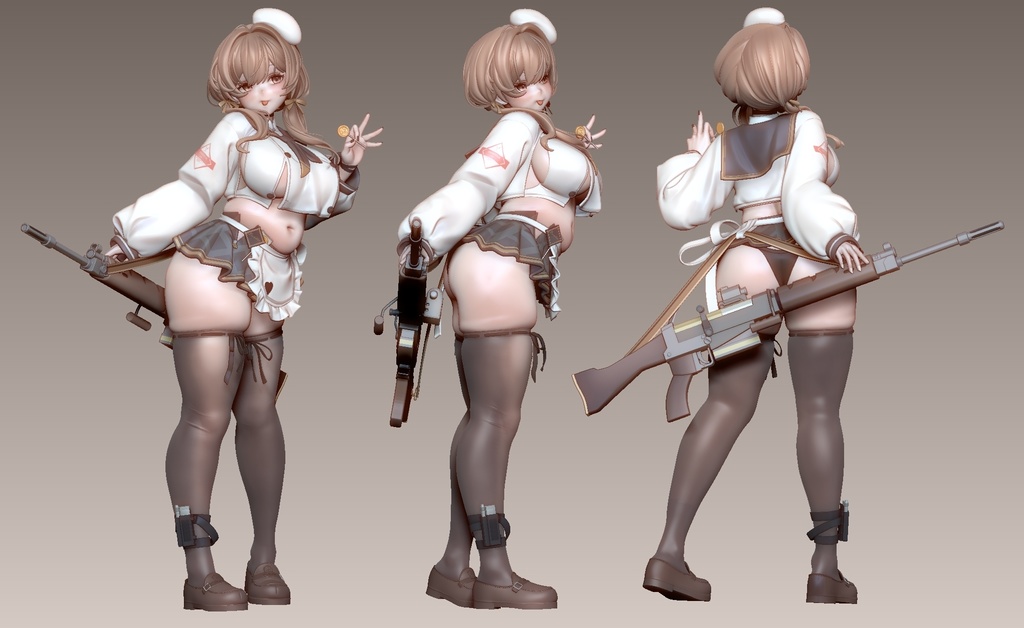 二次販売【NIKKE】ブレッディ 1/7スケール ガレージキット フィギュア