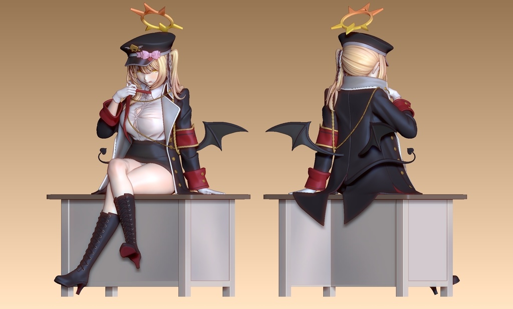 二次販売をお待ちください【ブルアカ】丹花イブキ(成長ver.)1/7スケール ガレージキット フィギュア