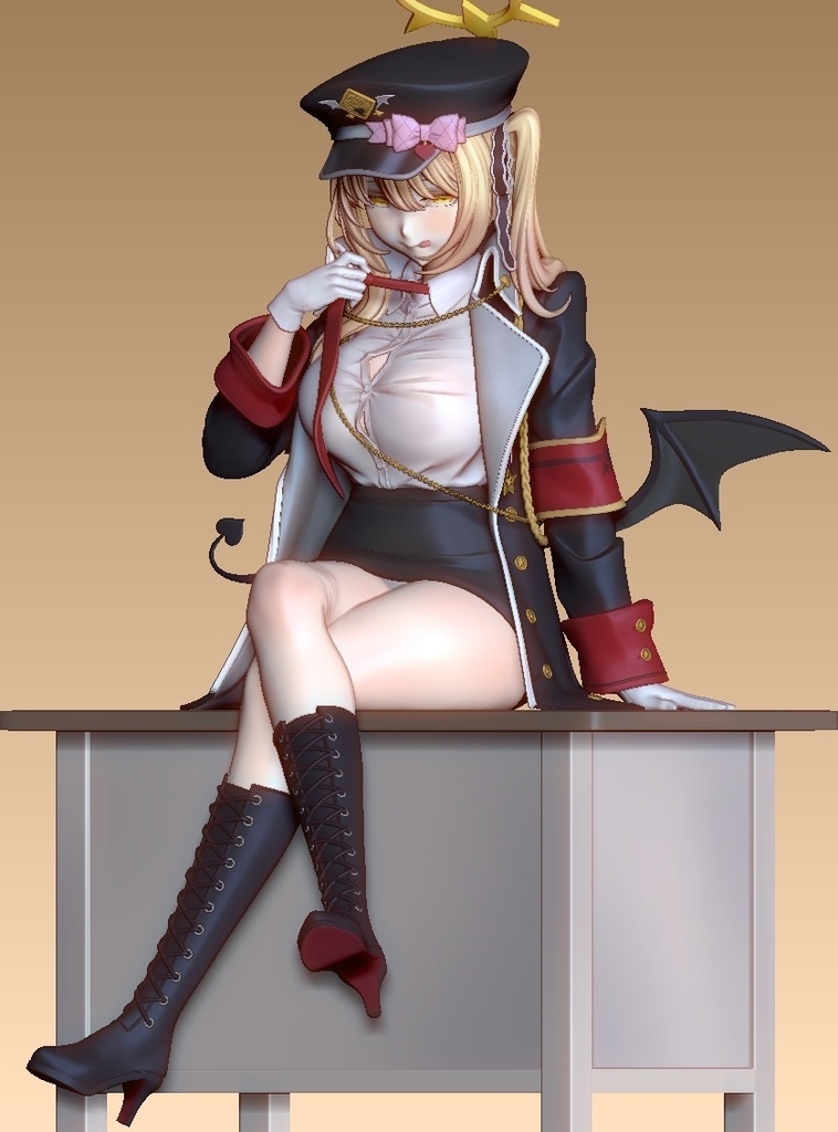 二次販売をお待ちください【ブルアカ】丹花イブキ（成長ver.）1/7スケール　ガレージキット　フィギュア
