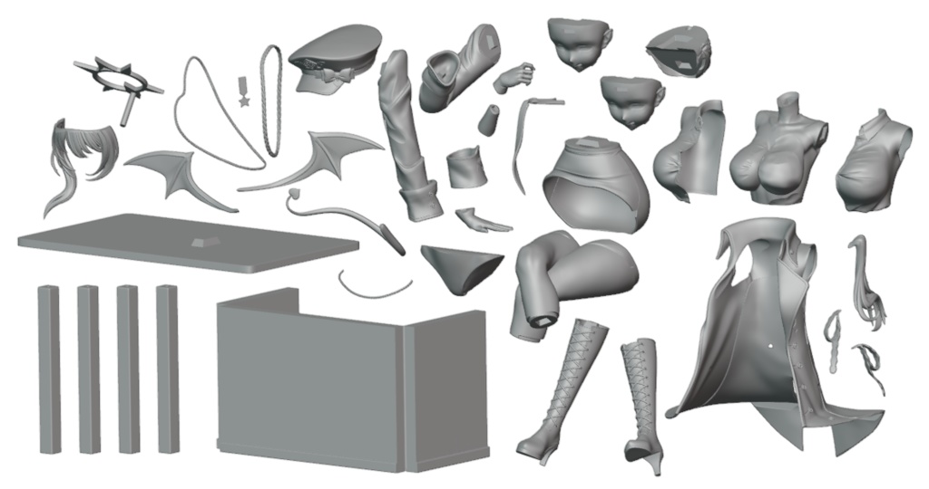 二次販売をお待ちください【ブルアカ】丹花イブキ(成長ver.)1/7スケール ガレージキット フィギュア