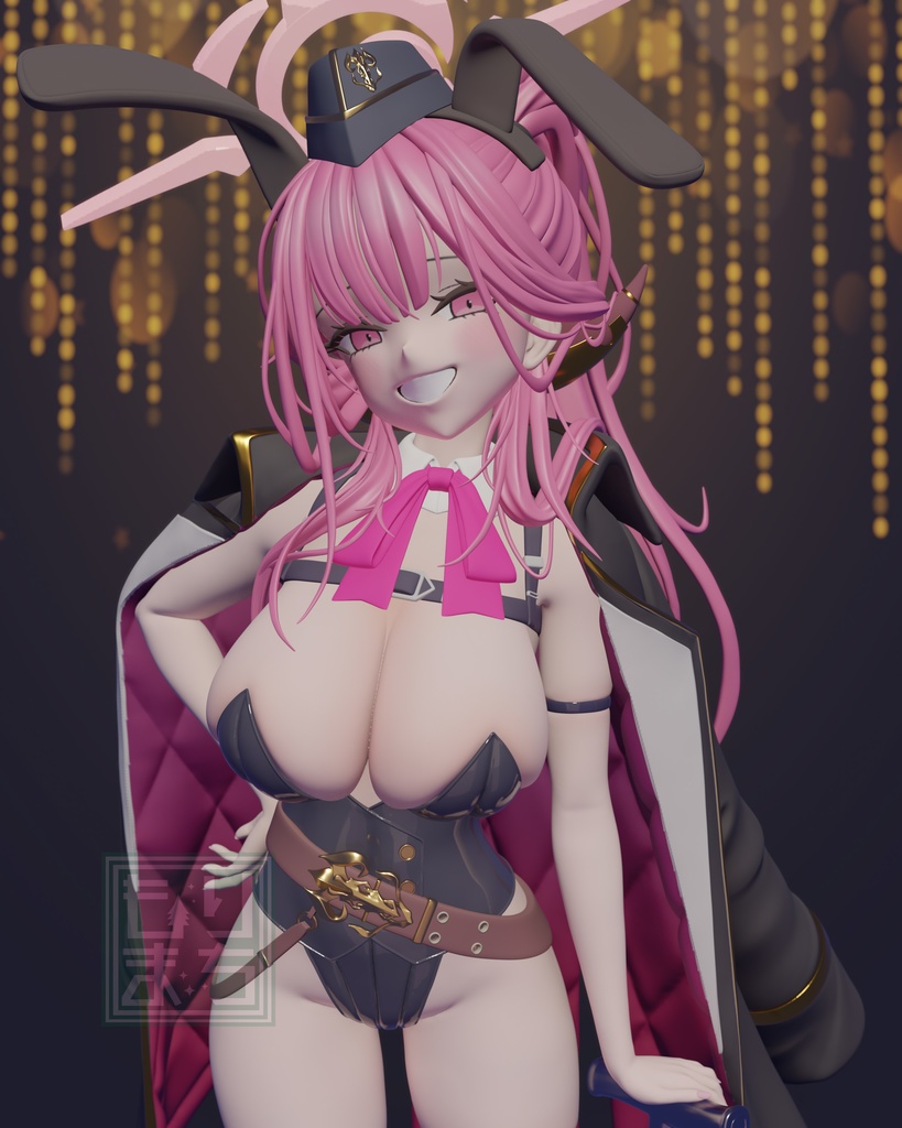 二次販売【ブルアカ】陸八魔アル(バニー) 82Jhin ver.　1/7スケール　ガレージキット