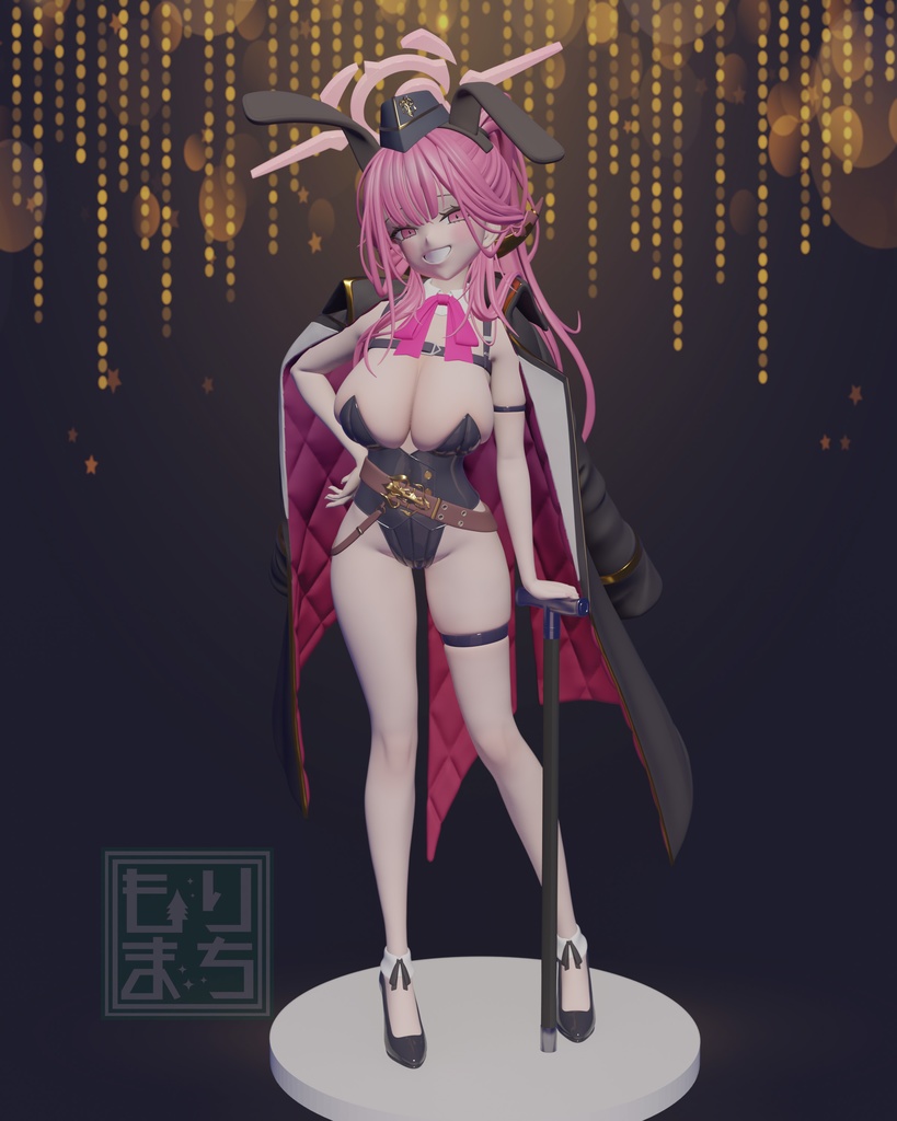 二次販売【ブルアカ】陸八魔アル(バニー) 82Jhin ver. 1/7スケール ガレージキット