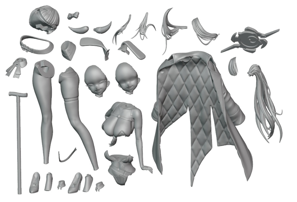 二次販売【ブルアカ】陸八魔アル(バニー) 82Jhin ver. 1/7スケール ガレージキット