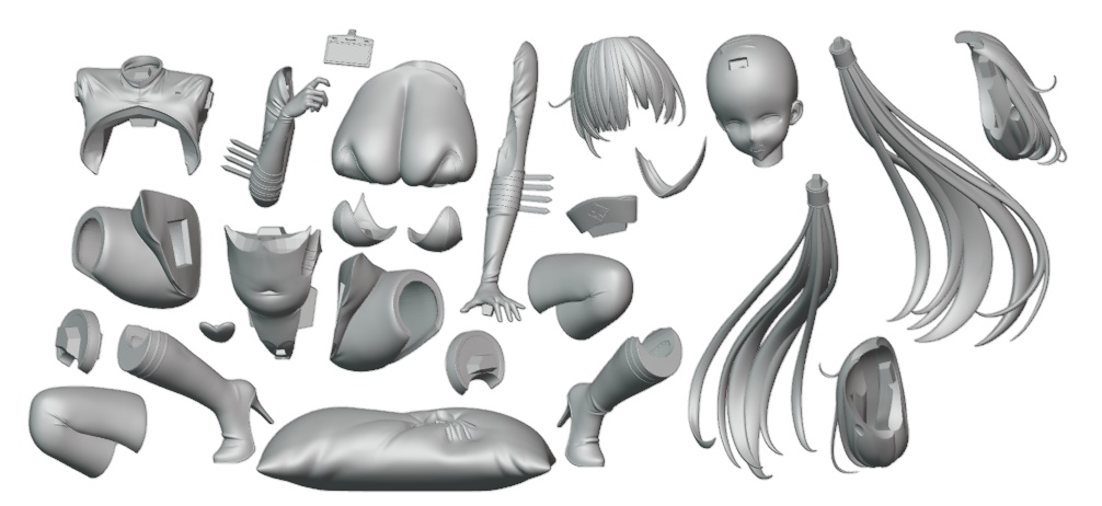 二次販売【アズレン】モガドール 嗅診ナーサリーコール 1/6スケール ガレージキット フィギュア