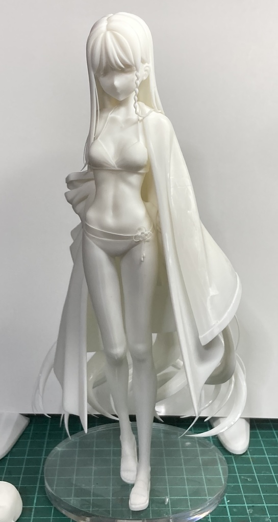 二次販売【ブルアカ】水着ナグサ 1/7スケール ガレージキット フィギュア