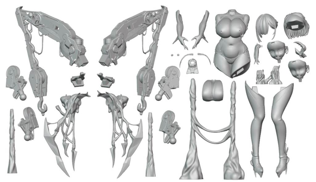 二次販売【NIKKE】ジズ 1/7スケール ガレージキット フィギュア