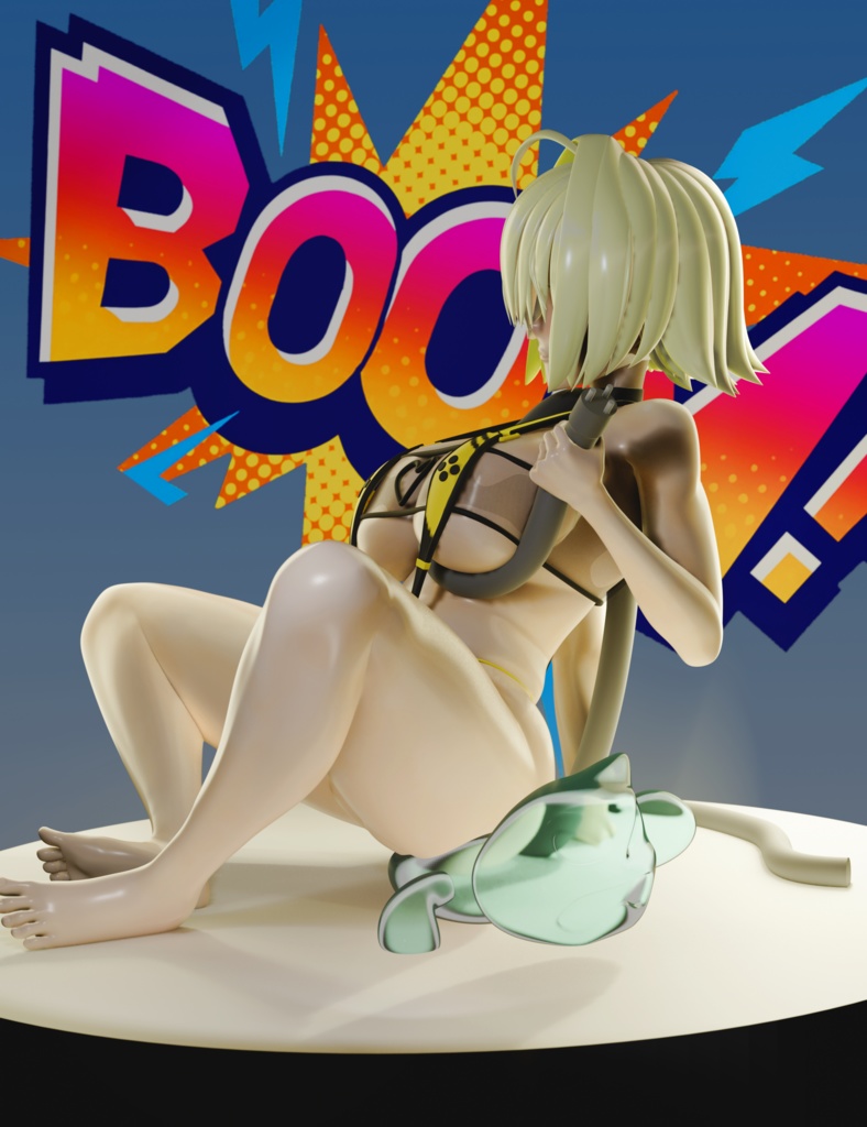 二次販売【NIKKE】水着エレグ 1/7スケール ガレージキット フィギュア