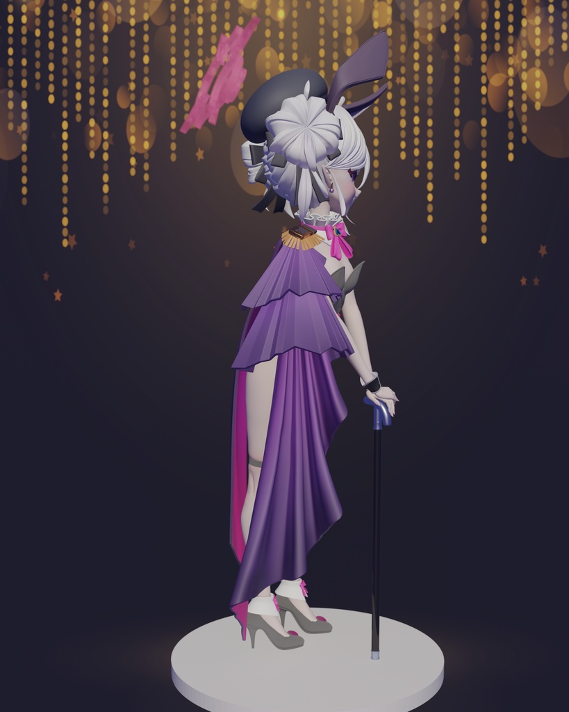 二次販売【ブルアカ】浅黄ムツキ(バニー) 82Jhin ver. 1/7スケール ガレージキット