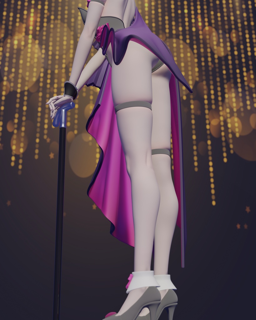 二次販売【ブルアカ】浅黄ムツキ(バニー) 82Jhin ver. 1/7スケール ガレージキット