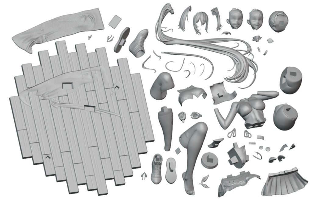 少量再販予定【NIKKE】ベイ 宝物ver. 1/7スケール ガレージキット フィギュア